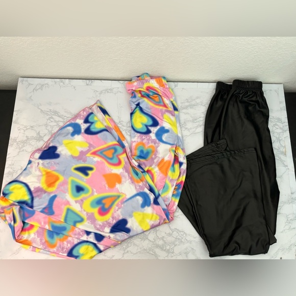 Girls Shein Teen Pants Skirt 12-13Y Lot Of 6 Elastic Waist Girls Hearts U1 - Picture 3 of 6